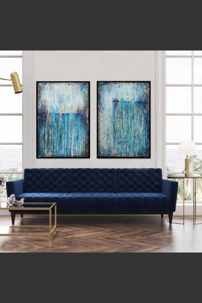 DYPTYK NZ009 120x160 cm NOWOCZESNY DWUCZĘŚCIOWY OBRAZ
